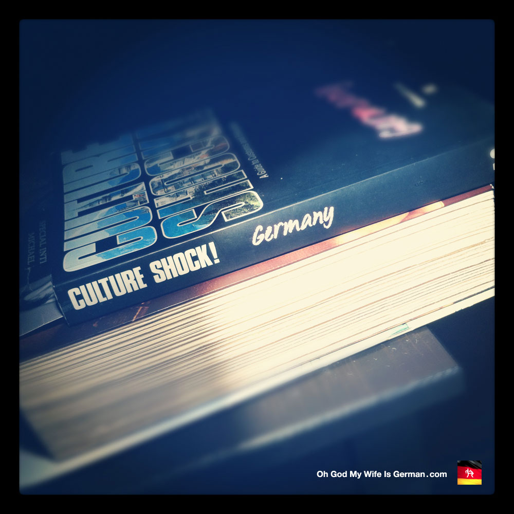 Book on night stand Culture Shock! Germany