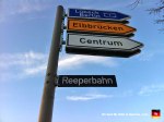 Reeperbahn street sign in St. Pauli, Hamburg, Germany