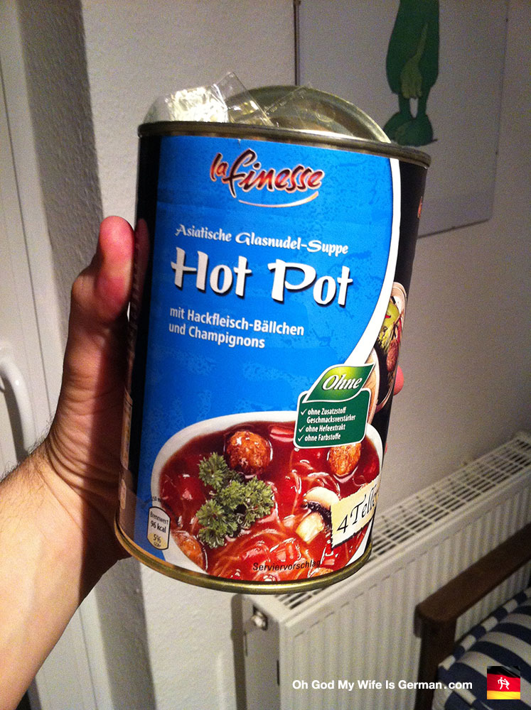 Hot Pot Glass Noodle Soup German Canned
