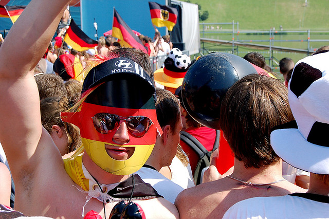 funny scary soccer fan