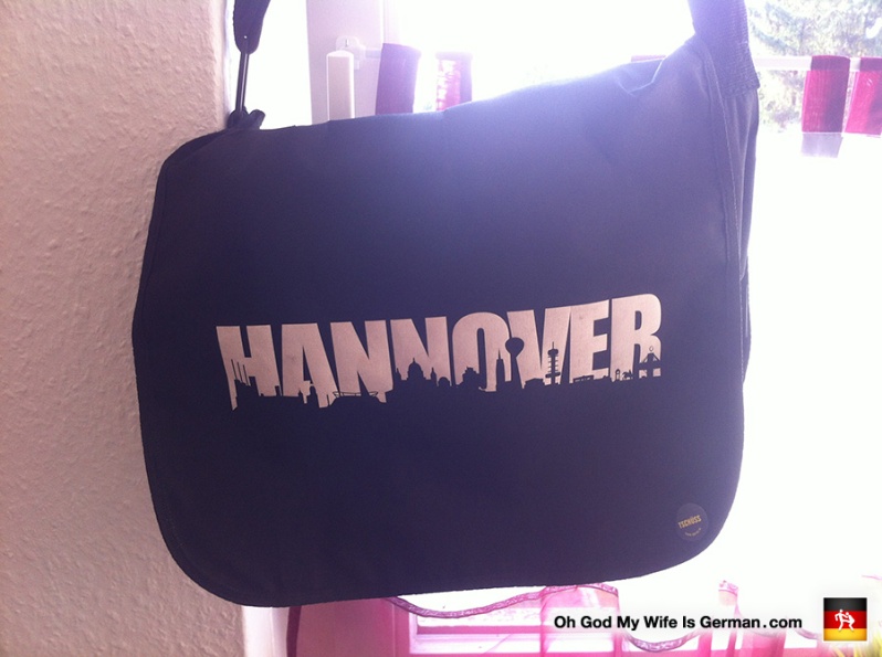 Hannover-Germany-Messenger-Bag-Black